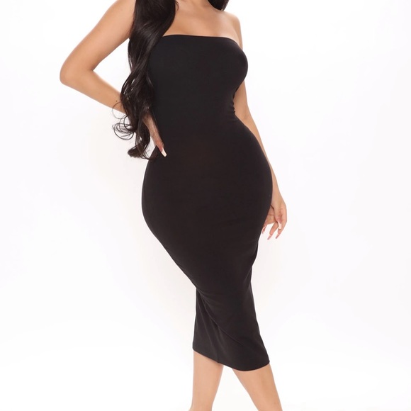 Fashion Nova Dresses & Skirts - Women’s pink strapless maxi tube dress size m